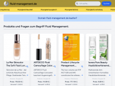 Screenshot der Domain fluid-management.de