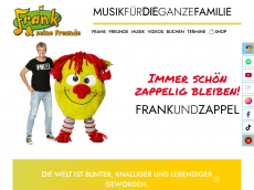 Screenshot der Domain frankundseinefreunde.de
