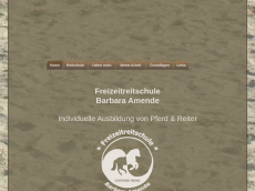 Screenshot der Domain freizeitreitschule-barbara-amende.de