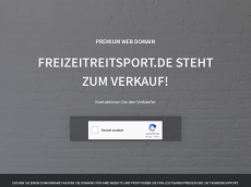 Screenshot der Domain freizeitreitsport.de