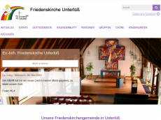 Screenshot der Domain friedenskirche-online.de
