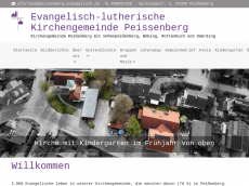 Screenshot der Domain friedenskirche-pbg.de