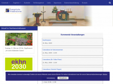 Screenshot der Domain friedenskirche-schwalbach.de