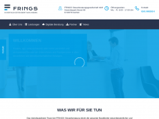 Screenshot der Domain frings-steuerberatung.de