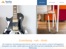 Screenshot der Domain fuchs-hausverwaltungen.de