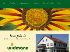 Screenshot der Domain gaertnerei-widmann.de