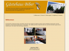 Screenshot der Domain gaestehaus-biber.de