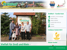 Screenshot der Domain gaestehaus-bruehlhof.de