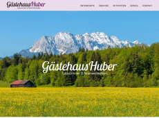 Screenshot der Domain gaestehaus-huber-kruen.de