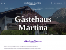 Screenshot der Domain gaestehaus-martina-oberstdorf.de