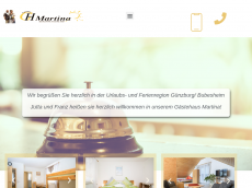 Screenshot der Domain gaestehaus-martina.de