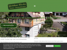 Screenshot der Domain gaestehaus-wissler.de