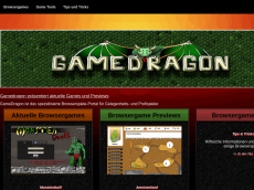Screenshot der Domain game-dragon.de