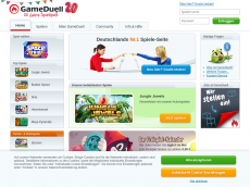 Screenshot der Domain game-duell.de