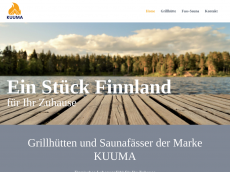 Screenshot der Domain garten-sauna.de