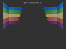 Screenshot der Domain gartendersaison.de