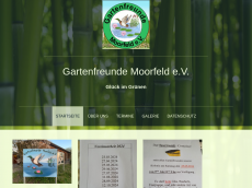 Screenshot der Domain gartenfreunde-moorfeld.de