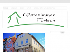 Screenshot der Domain gasthaus-foertsch.de