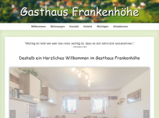 Screenshot der Domain gasthaus-frankenhoehe.de