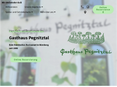 Screenshot der Domain gasthaus-pegnitztal.de