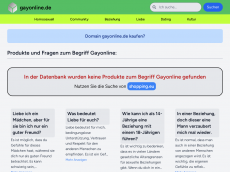 Screenshot der Domain gayonline.de