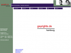 Screenshot der Domain gayright.de