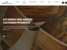 Screenshot der Domain gbl-guitars.de