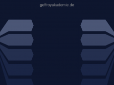 Screenshot der Domain geffroyakademie.de