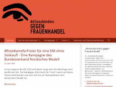 Screenshot der Domain gegen-frauenhandel.de