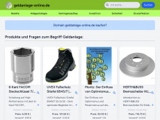 Screenshot der Domain geldanlage-online.de