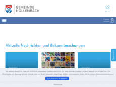 Screenshot von gemeinde-hollenbach.de