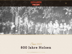 Screenshot der Domain gemeinde-holsen.de
