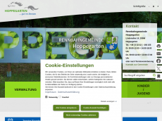Screenshot der Domain gemeinde-hoppegarten.de