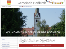 Screenshot der Domain gemeinde-hosskirch.de