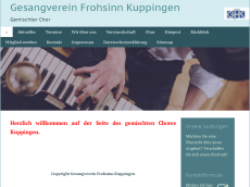 Screenshot der Domain gemischterchorkuppingen.de