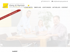 Screenshot der Domain geng-und-partner.de