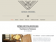Screenshot der Domain genga-moebel.de