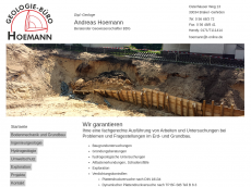 Screenshot von geologie-hoemann.de