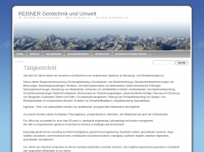 Screenshot der Domain geologie-reissner.de