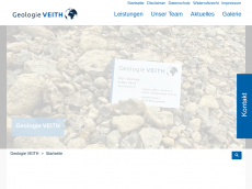Screenshot der Domain geologie-veith.de