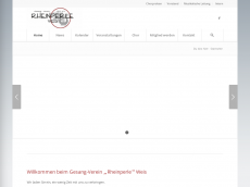 Screenshot der Domain gesangverein-rheinperle-weis.de