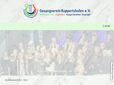 Screenshot der Domain gesangverein-ruppertshofen.de