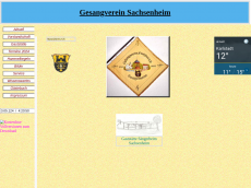 Screenshot der Domain gesangverein-sachsenheim.de