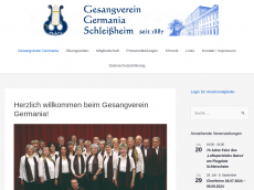 Screenshot der Domain gesangverein-schleissheim.de