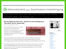 Screenshot der Domain geschlossene-unterbringung.de