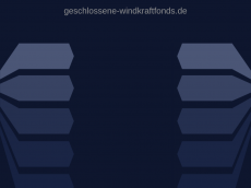 Screenshot der Domain geschlossene-windkraftfonds.de