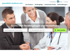 Screenshot von gesundheitsmanagement-studieren.de