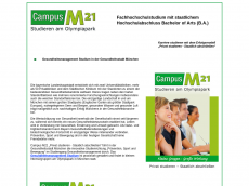 Screenshot der Domain gesundheitsmanagement-studium.de