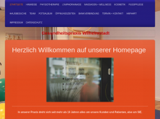 Screenshot der Domain gesundheitspraxis-wilhelmstadt.de