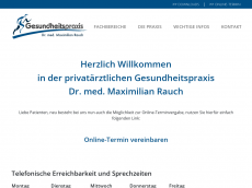 Screenshot der Domain gesundheitspraxis.de